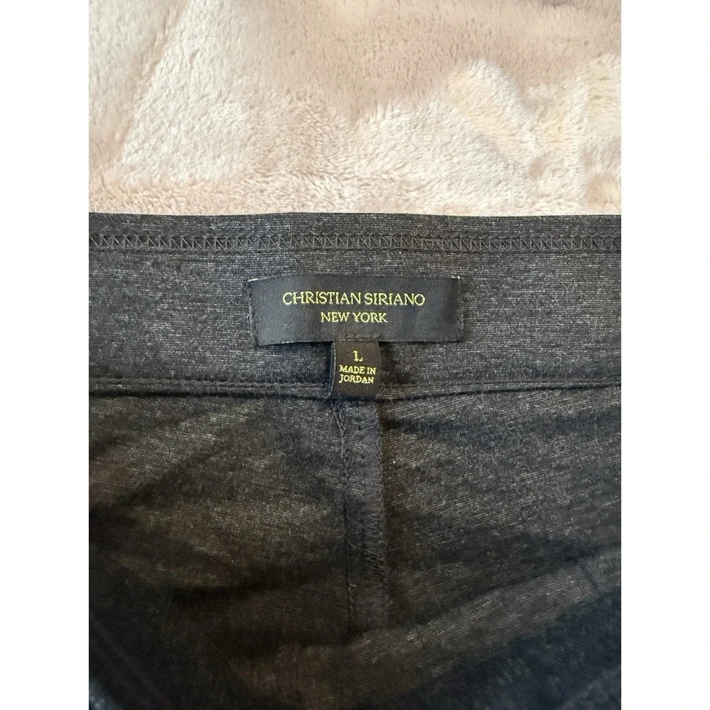 Christian Soriano Pull On Pants Women's Size Large Grey Stretch